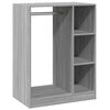vidaXL Kleiderschrank Grau Sonoma 77x48x102 cm Holzwerkstoff