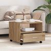vidaXL Couchtisch Artisan-Eiche 55 x 55 x 45 cm Holzwerkstoff