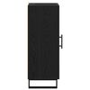 vidaXL Sideboard Schwarz Eichen-Optik 34,5 x 34 x 90 cm
