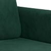 vidaXL 2-Sitzer-Sofa Dunkelgr&uuml;n 120 cm Samt