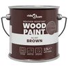 vidaXL Holzfarbe Braun 2,5 L Wanddruck