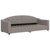 vidaXL Tagesbett mit Matratze Taupe 80x200 cm Stoff