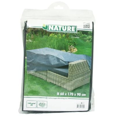 Nature Gartenmöbel-Abdeckung für 2-Sitzer Lounge 170x90x60 cm
