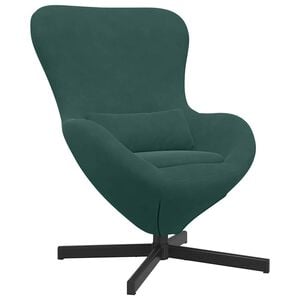 vidaXL Eiersessel Dunkelgr&uuml;n 63 x 73 x 90 cm Samt