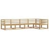 vidaXL Outdoor-Sofagarnitur 5 pcs Wei&szlig; 325 x 166,5 x 73 cm