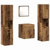 vidaXL Badezimmerm&ouml;bel-Set 4 stk. Altholz 41 x 38,5 x 46 cm