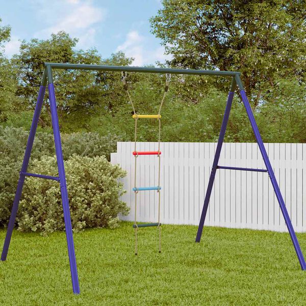 vidaXL Strickleiter für Kinder mit 4 Sprossen Mehrfarbig