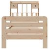 vidaXL B&uuml;cherregalbett ohne Matratze 75x190 cm Massivholz Kiefer