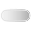vidaXL LED-Badspiegel 90x40 cm Oval