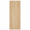vidaXL Wandschrank Sonoma-Eiche 69,5x34x90 cm Holzwerkstoff