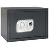 vidaXL Digitaler Safe mit Schloss Dunkelgrau 35 x 25 x 25 cm Stahl