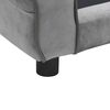 vidaXL Hundesofa Grau 72x45x30 cm Plüsch