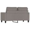 vidaXL 2-Sitzer-Sofa Taupe 120 cm Stoff
