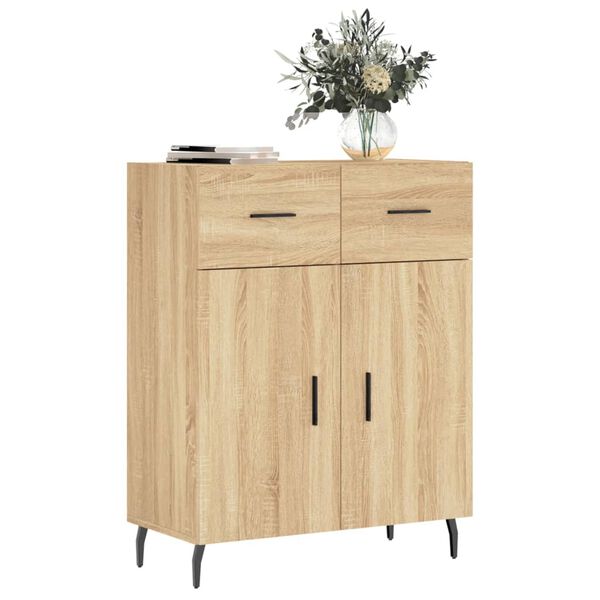 vidaXL Sideboard Sonoma-Eiche 69,5x34x90 cm Holzwerkstoff