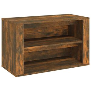 vidaXL Schuhregal R&auml;uchereiche 75x35x45 cm Holzwerkstoff