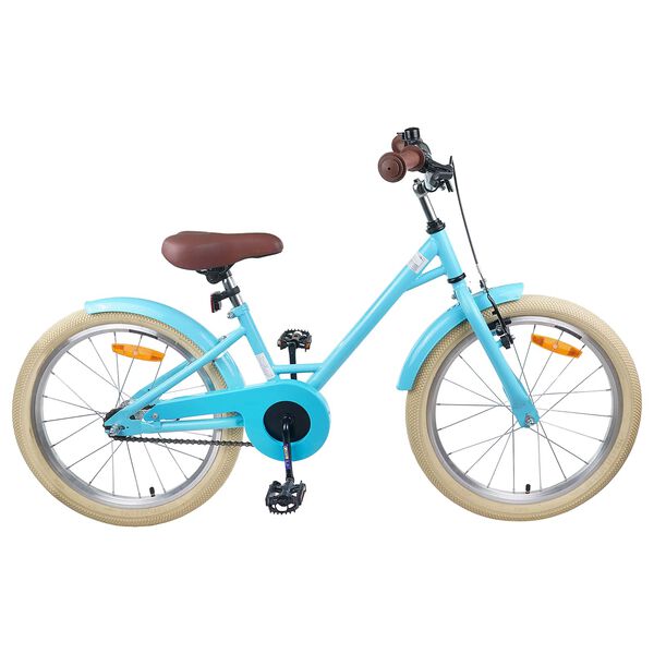 vidaXL Kinderfahrrad 18 Zoll f&uuml;r 5-7 Jahre alt Himmelblau