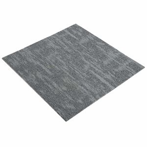 vidaXL Teppichfliese Betongrau 50 x 50 cm 4 stk. PP und Bitumen