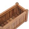 vidaXL Hochbeet 50x25x25 cm Massivholz Teak