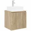 vidaXL Wandmontierte Waschtisch Sonoma-Eiche 49,5 x 41 x 62,5 cm