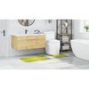 vidaXL Anti-Rutsch Badematten-Set 2 pcs Grün PP