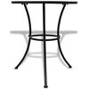 vidaXL 3-tlg. Bistro-Set Keramikfliesen Blau und Weiß