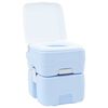 vidaXL Camping-Toilette Helles Blau und Wei&szlig; 41,5 x 36,5 x 42 cm