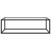 vidaXL Couchtisch Schwarz mit Hartglas 120x60x35 cm