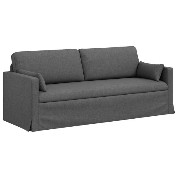 vidaXL Sofa Dunkelgrau Gesamtabmessungen: 198 x 78 x 80 cm (B x T x H)