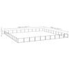 vidaXL Hundezwinger Schwarz 100 m&sup2; Stahl