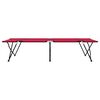 vidaXL Klapp Schlafbett f&uuml;rs Camping 2 pcs Rot 206 x 76 x 74 cm