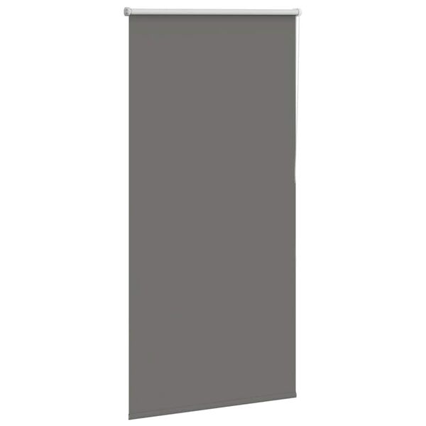 vidaXL Verdunkelungsrollo Grau 70x130 cm Stoffbreite 65,7 cm Polyester