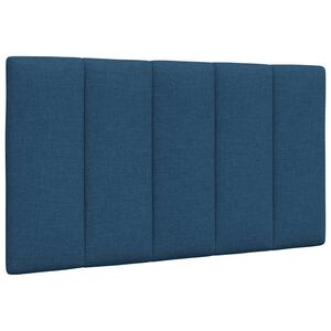 vidaXL Kopfteil-Kissen "Hanko" Blau 80 cm Stoff