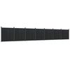 vidaXL Zaunelement Grau 1218x186 cm WPC
