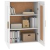 vidaXL Wandschrank Wei&szlig; 69,5x32,5x90 cm Holzwerkstoff