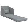 vidaXL Schlafsofa Hellgrau 65 x 80 x 83 cm Stoff
