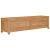 vidaXL TV-Schrank 115x30x35 cm Massivholz Teak