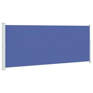 vidaXL Seitenmarkise Ausziehbar 200x500 cm Blau