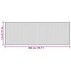 vidaXL Teppich Rechteckig Hell Natur 70x200 cm Bambus