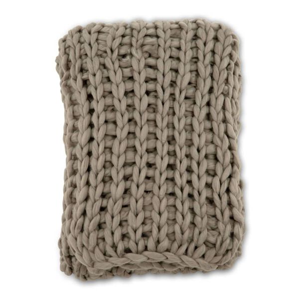 Venture Home Decke Kate 170x130 cm Polyester Braun