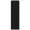 vidaXL H&auml;ngeschrank Schwarz Eichen-Optik 40 x 29,5 x 100 cm