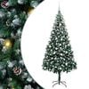 vidaXL K&uuml;nstlicher Weihnachtsbaum Gr&uuml;n 210 cm
