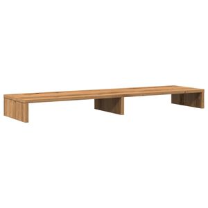 vidaXL Monitorst&auml;nder Artisan-Eiche 100x27x10 cm Holzwerkstoff