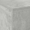 vidaXL Aufbewahrungsbettgestell Beton Grau 180 x 200 cm Holzwerkstoff