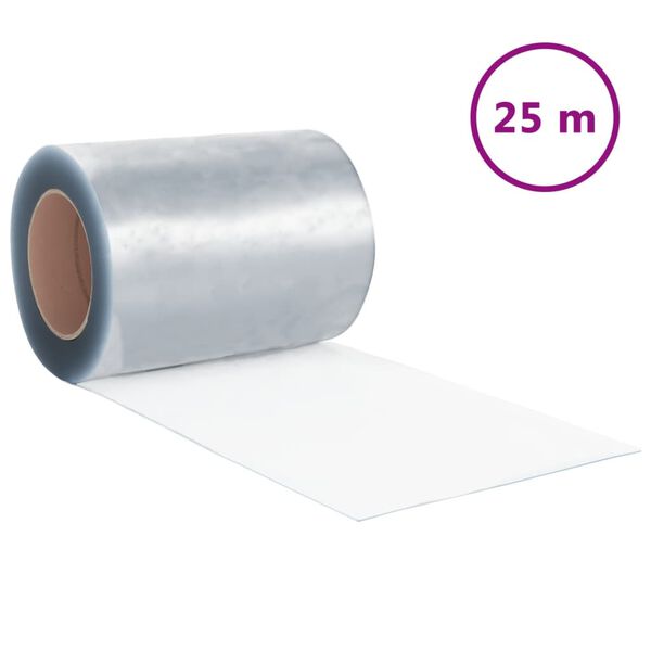 vidaXL Streifenvorhang Rolle PVC 2,6 mm x 300 mm 25 m