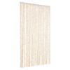vidaXL Fliegenvorhang Beige und Wei&szlig; 100x200 cm Chenille