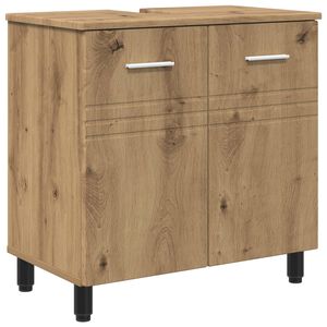 vidaXL Waschtisch Artisan-Eiche 60 x 35 x 60 cm Holzwerkstoff
