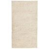 vidaXL Teppich Shaggy Hochflor Modern Golden 60x110 cm