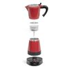 Livoo Elektrische Espressokocher Mokka 0,3 L 480 W Rot
