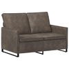 vidaXL 2-Sitzer Sofa Dunkelgrau 130 x 81 x 82 cm Kunstwildleder