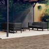 vidaXL 7-tlg. Garten-Lounge-Set mit Anthrazit Kissen Kiefernholz